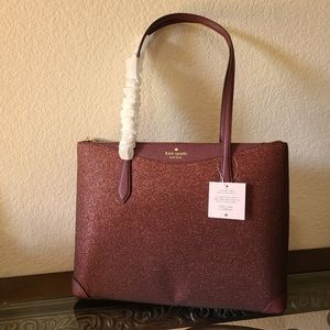Kate Spade New York Shimmy Glitter Tote